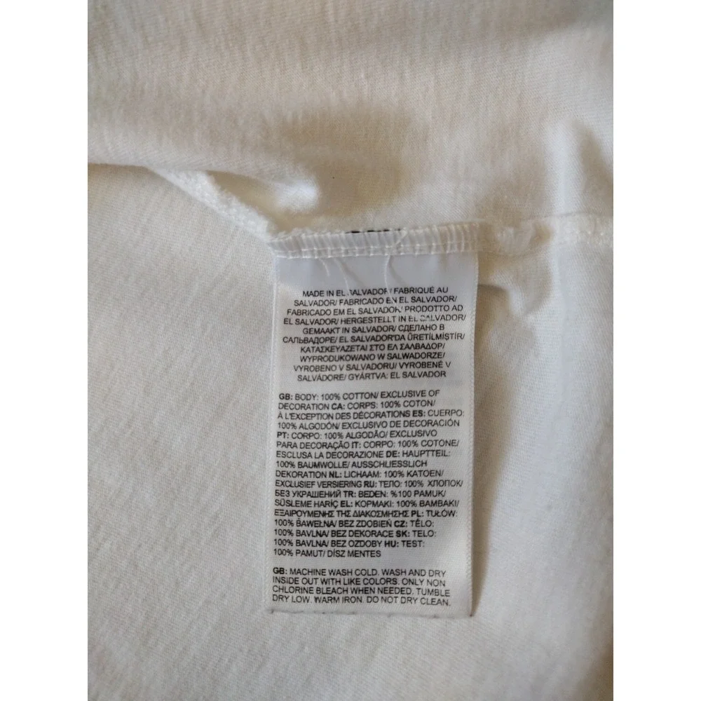The North Face Classic Logo Graphic Tee Black White‎ Men's XL